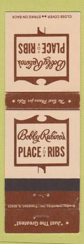 Matchbook Cover - Bobby Rubino's Ribs Tampa FL