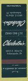 Matchbook Cover - Charleston's Indianapolis IN