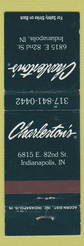 Matchbook Cover - Charleston's Indianapolis IN