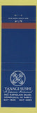 Matchbook Cover - Yanagi Sushi Japanese Honolulu Hawaii