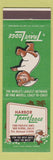 Matchbook Cover - Travel Lodge Sleepy Bear San Diego CA Harbor