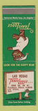 Matchbook Cover - Travel Lodge Sleepy Bear Las Vegas NV WORN