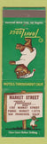 Matchbook Cover - Travel Lodge Sleepy Bear San Francisco Market Street WORN