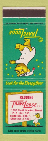 Matchbook Cover - Travel Lodge Sleepy Bear Redding CA