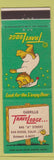 Matchbook Cover - Travel Lodge Sleepy Bear San Diego CA Cabrillo #1