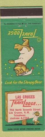 Matchbook Cover - Travel Lodge Sleepy Bear Las Cruces NM WEAR