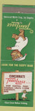Matchbook Cover - Travel Lodge Sleepy Bear Cincinnati OH #2