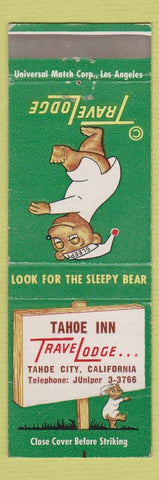 Matchbook Cover - Travel Lodge Sleepy Bear Tahoe City CA