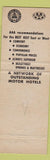 Matchbook Cover - Travel Lodge Sleepy Bear Hollywood CA Vermont Sunset