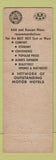 Matchbook Cover - Travel Lodge Sleepy Bear Salt Lake City UT #2