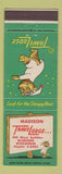 Matchbook Cover - Travel Lodge Sleepy Bear Madison WI #3