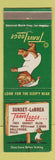 Matchbook Cover - Travel Lodge Sleepy Bear Hollywood CA Sunset La Brea #1