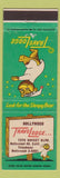 Matchbook Cover - Travel Lodge Sleepy Bear Hollywood CA #2