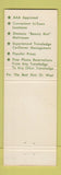 Matchbook Cover - Travel Lodge Sleepy Bear Red Bluff CA