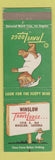 Matchbook Cover - Travel Lodge Sleepy Bear Winslow AZ #2