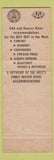 Matchbook Cover - Travel Lodge Sleepy Bear Palo Alto CA
