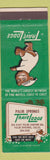 Matchbook Cover - Travel Lodge Sleepy Bear Palm Springs CA