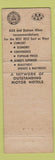 Matchbook Cover - Travel Lodge Sleepy Bear Hollywood CA Vermont Sunset #1