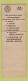 Matchbook Cover - Travel Lodge Sleepy Bear Victorville CA WEAR Route 66 #1