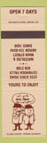 Matchbook Cover - Art's Place Akron OH Cuyahoga Falls
