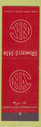 Matchbook Cover - Athletic Club? New York?