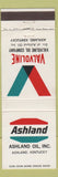 Matchbook Cover - Ashland Oil KY Valvoline