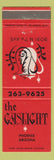 Matchbook Cover - The Gaslight Phoenix AZ