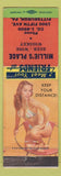 Matchbook Cover - Millie's Place Pittsburgh PA pinup