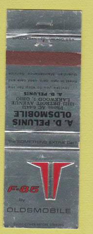 Matchbook Cover - AE Pelunis Oldsmobile Lakewood OH WEAR