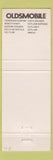 Matchbook Cover - 1974 Oldsmobile McArthur Cadillac Greeley Colorado