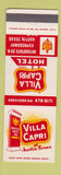 Matchbook Cover - Villa Capri Hotel Austin TX