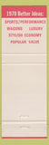 Matchbook Cover - 1970 Ford Gaudin Buena Park CA