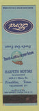 Matchbook Cover - Harpeth Motors Ford Franklin TN low phone #