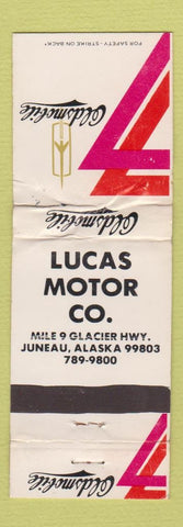 Matchbook Cover - Lucas Motors Juneau AK WORN