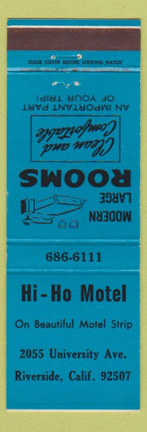 Matchbook Cover - Hi Ho Motel Riverside CA