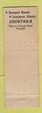Matchbook Cover - Ted Enoch's Restaurant South Gate CA