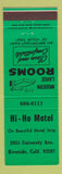 Matchbook Cover - Hi Ho Motel Riverside CA