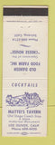 Matchbook Cover - Mattei's Tavern Los Olivos CA