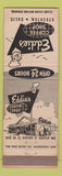 Matchbook Cover - Eddie's Coffee Shop Stockton CA