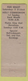 Matchbook Cover - Lutheran Service Center Harrisburg PA church