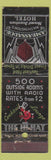 Matchbook Cover - Ambassador Hotel Washington DC Hi Hat