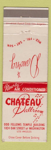 Matchbook Cover - Chateau Ballroom Los Angeles CA