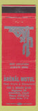 Matchbook Cover - Arenal Motel Anaheim CA Disneyland Knotts Berry Farm ref