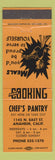 Matchbook Cover - Chef's Pantry Anaheim CA orange