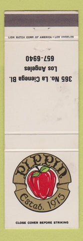 Matchbook Cover - Pippin Los Angeles CA apple