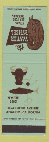 Matchbook Cover - Water Wheel Restaurant Anaheim CA