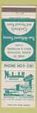 Matchbook Cover - Nickodell Melrose Restaurant Los Angeles CA