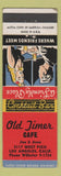 Matchbook Cover - Old Timer Cafe Los Angeles CA
