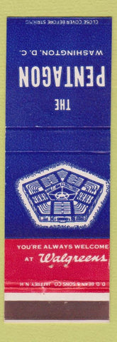 Matchbook Cover - Walgreen's Drug Store Pentagon Washington DC