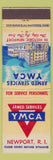 Matchbook Cover - Armed Services YMCA Newport RI